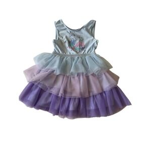 Toddler Girls’ Disney Sleeveless Frozen Tutu Dress - Elsa Anna